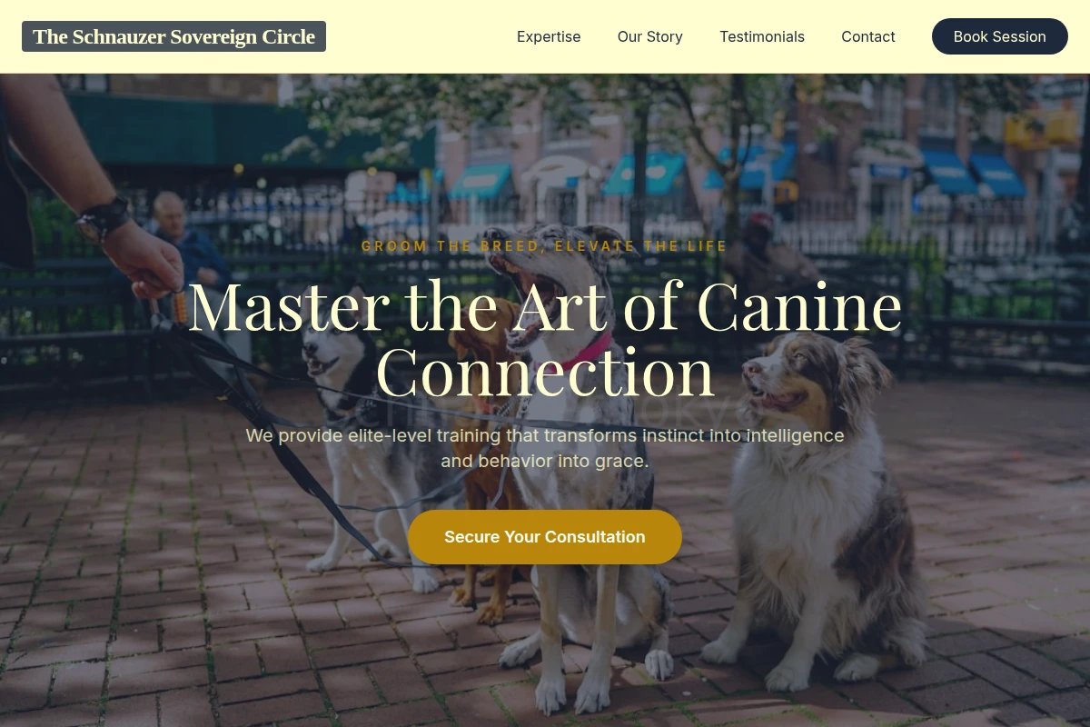 Groomed Dog Training