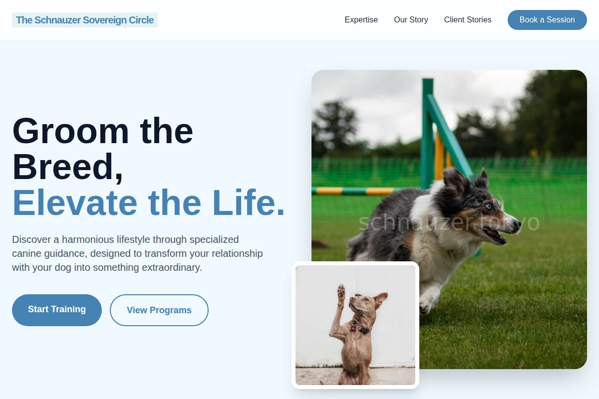 Minimalist Dog Training