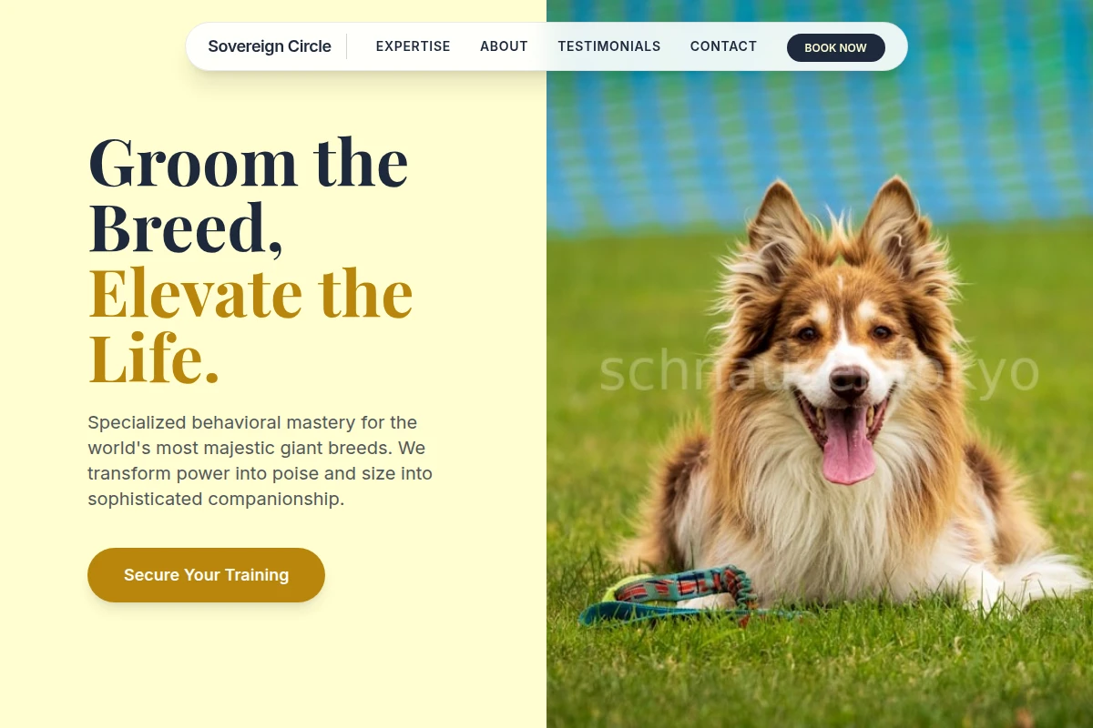 Giant Dog Training