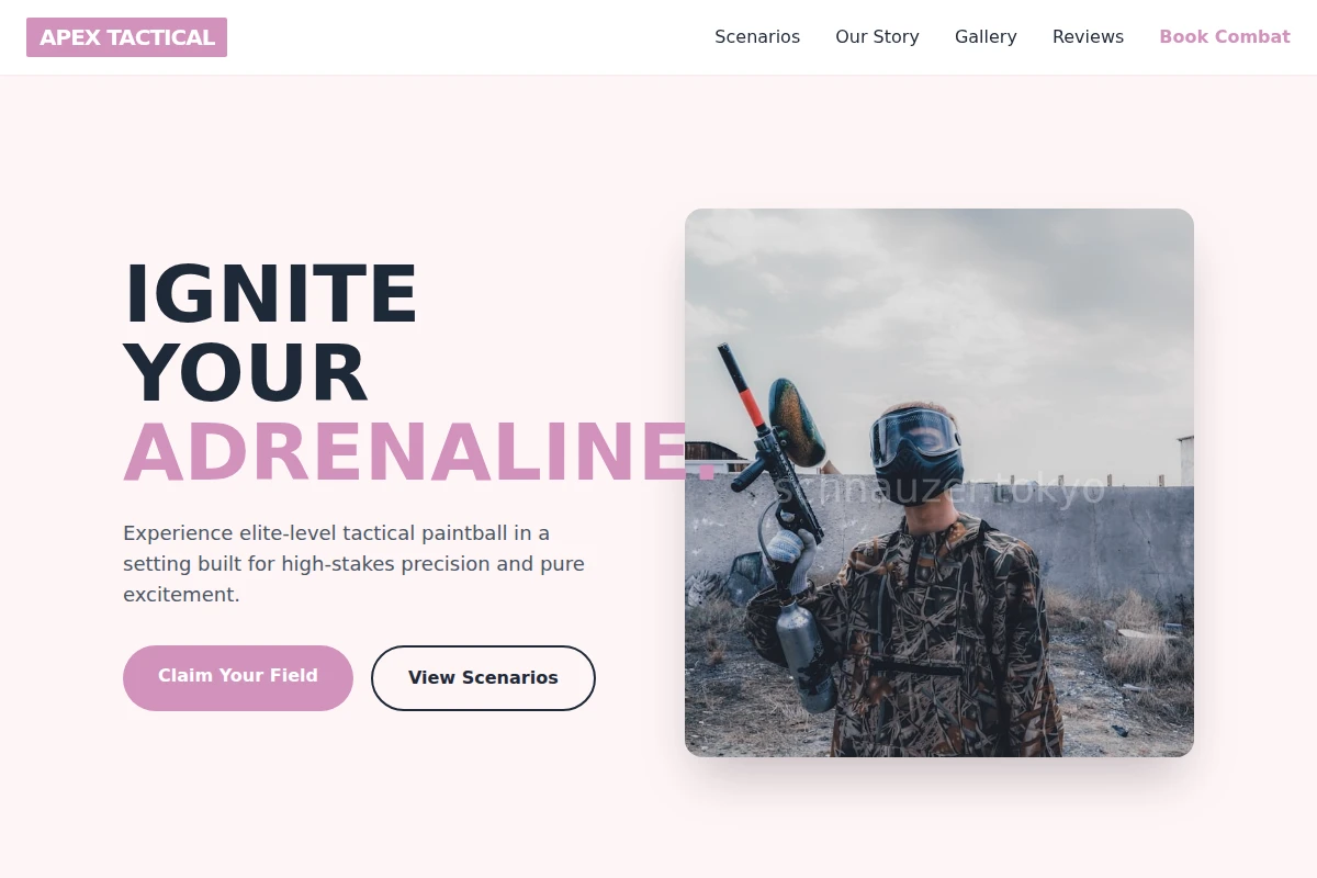 Minimalist Paintball