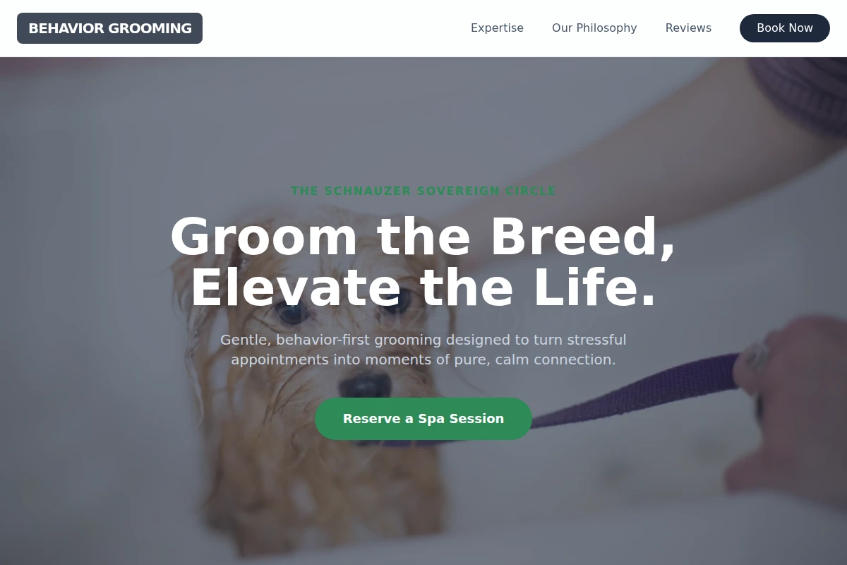 Behavior Pet Grooming